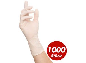 4250887742050 - Nitras Medical - 1000 Stück Latex Einmalhandschuhe Ideal Care 8201 unsteril puderfei beidseitig tragbar medizinische Untersuchungshandschuhe