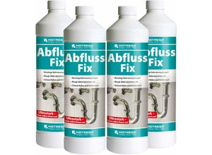 4250887751595 - Hotrega - Abfluss Fix Konzentrat 1 Liter Sets - Abflussreiniger Rohrreiniger freier Abfluss