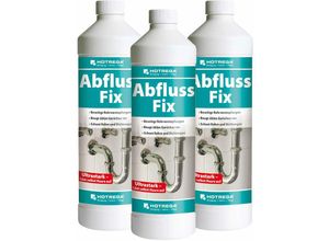 4250887751601 - Hotrega - Abfluss Fix Konzentrat 1 Liter Sets - Abflussreiniger Rohrreiniger freier Abfluss