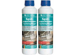 4250887752233 - Hotrega - Spülmaschinenreiniger Spülmaschinen Systempflege 250 ml - Entkalker Pflege Spülmaschinenpflege