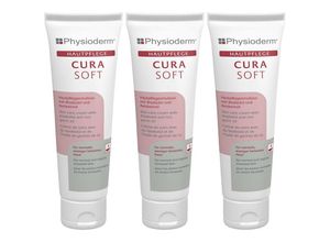 4250887756774 - Curasoft Hautpflege Creme 100 ml Hautcreme Pflegecreme silikonfrei schnell einziehend für normale Haut - Physioderm