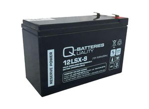 4250889658014 - Quality Batteries - Ersatzbatterie für Effekta USV-Anlage Serie ME800 USB 12V 9Ah