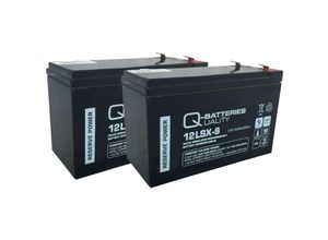 4250889658113 - Quality Batteries - Ersatzbatterie für aeg Serie Protect a 9Ah (2 Stück)