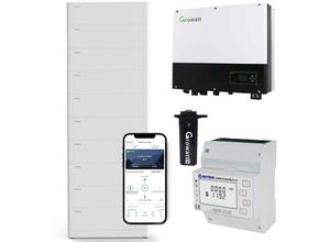 4250889675479 - Growatt SPH3000TL BL-UP 0% MwSt §12 III UstG 3kW Hybrid Wechselrichter mit 256kWh Solarspeicher-Set