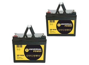 4250889681449 - Universal Power - Ersatzakku für Dalton BAT-U134 PC1000 Scooter 24V 2 x 12V 36Ah