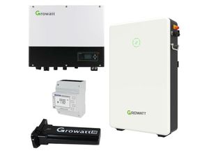 4250889690595 - Growatt SPH3600 0% MwSt §12 III UstG 36kW Hybrid Wechselrichter mit 65kWh Solarspeicher-Set