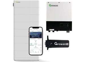 4250889691844 - Growatt SPA 5000TL3 0% MwSt §12 III UstG BH 5kW Batteriewechselrichter mit 179 kWh Solarspeicher-Set