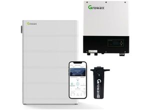 4250889691899 - Spa 6000TL3 0% MwSt §12 iii UstG bh 6kW Batteriewechselrichter mit 102 kWh Solarspeicher- Set - Growatt