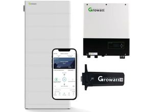 4250889691929 - Growatt SPA 6000TL3 0% MwSt §12 III UstG BH 6kW Batteriewechselrichter mit 179 kWh Solarspeicher- Set