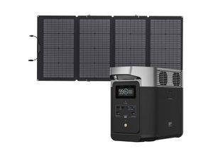 4250889693251 - Ecoflow - Delta 2 0% MwSt §12 iii UstG 1024Wh Powerstation mit 220W Solarpanel