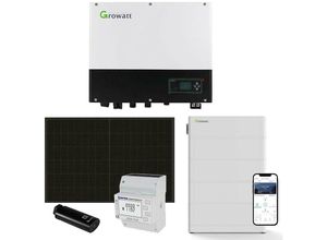 4250889693633 - Growatt - 8kWp pv 0% MwSt §12 iii UstG Komplettanlage mit Solarmodulen und 102kWh Speicher