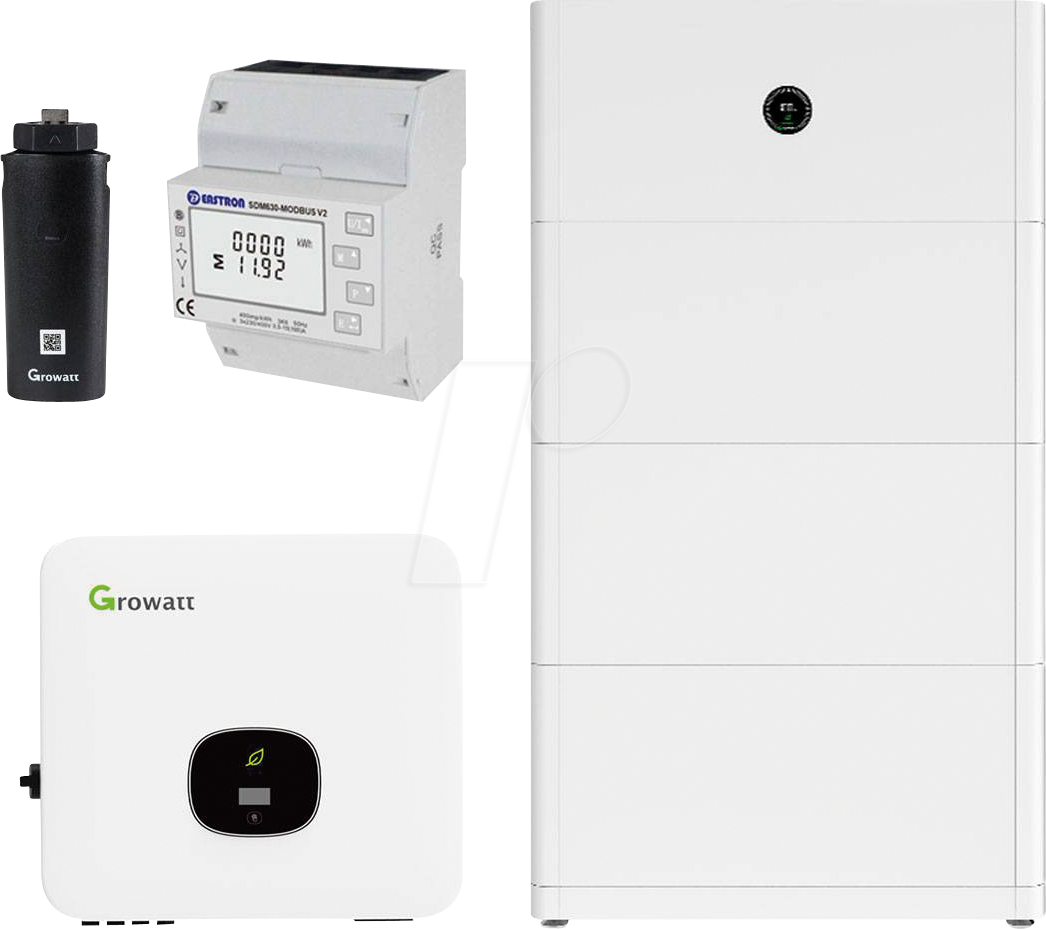 4250889699819 - Growatt MOD 4KTL3-XH2 0% MwSt §12 III UstG 4kW Hybrid Wechselrichter mit 15kWh Solarspeicher-Set