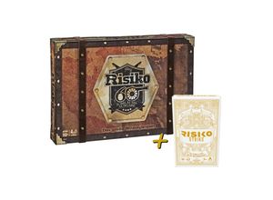 4250897424854 - Risiko BUNDLE - 60 Jahre Jubiläums-Ausgabe + Strike Kartenspiel Strategiespiel