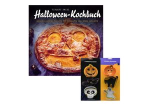 4250897428173 - Happy People Halloween-Kochbuch + 6 Ausstecher Set Backen Deko Party Idee