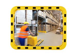 4250912308268 - Dan-MIRROR Industriespiegel rechteckig HxBxT 600 x 800 x 50 mm
