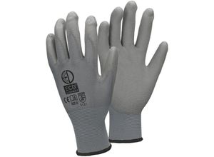 4250912484634 - 24 Paar Arbeitshandschuhe mit PU-Beschichtung Größe 10-XL Grau atmungsaktiv rutschfest robust Mechanikerhandschuhe