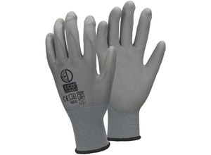 4250912484665 - 60 Paar Arbeitshandschuhe mit PU-Beschichtung Größe 10-XL Grau atmungsaktiv rutschfest robust Mechanikerhandschuhe Montagehandschuhe