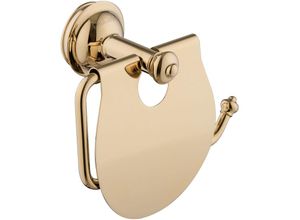 4250914818130 - Paulgurkes - WC-Papier Halter Gold Antik Retro Klorollenhalter