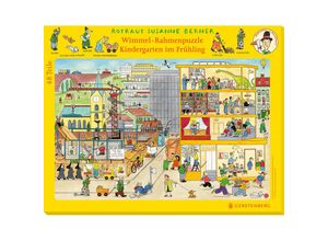 4250915935690 - Wimmel-Rahmenpuzzle Frühling Motiv Kindergarten