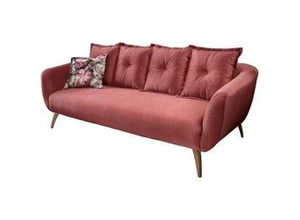 4250921807264 - 3-Sitzer-Sofa Baggio Koralle Velours