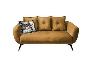 4250921807363 - 25-Sitzer-Sofa Baggio Gelb Velours