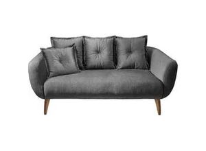 4250921807578 - 25-Sitzer-Sofa Baggio Grau Velours