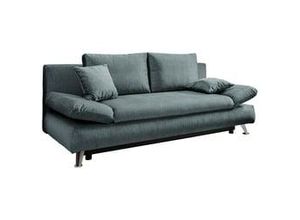 4250921814200 - Schlafsofa Dale Dblau Dgrün Webstoff