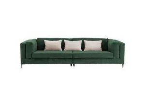 4250921815672 - 4-Sitzer-Sofa Roma Dunkelgrün Cord