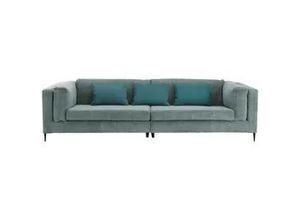 4250921815702 - 4-Sitzer-Sofa Roma Hellblau Cord