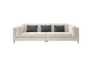 4250921815740 - 4-Sitzer-Sofa Roma Weiß Teddystoff