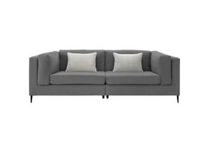 4250921815757 - 3-Sitzer-Sofa Roma Grau Cord