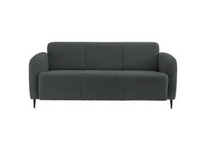 4250921816709 - 3-Sitzer-Sofa Marone Anthrazit Teddystoff