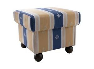 4250921820539 - Hocker Torello Blau Mikrofaser