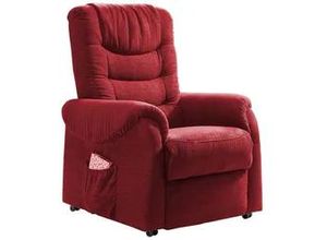 4250921824780 - Fernsehsessel Nino Rot Nylon Struktur