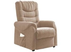 4250921824858 - Fernsehsessel Nino Hellbraun Nylon Struktur 4250921824858 - Fernsehsessel Nino Hellbraun Nylon Struktur