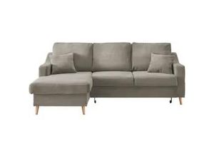 4250921834123 - Ecksofa VALENTINA Graubraun Cord