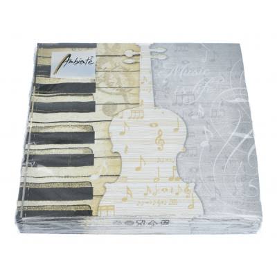 4250926774219 - Servietten Music is life