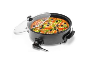 4250928645494 - Bredeco - Pizzapfanne Elektropfanne Elektrische Pizzapfanne Multipfanne 40 cm Höhe 9 cm