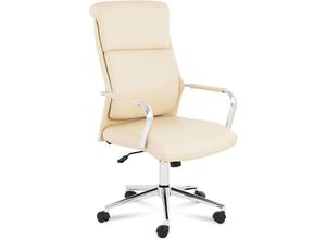 4250928669681 - Fromm&starck - Bürostuhl ergonomisch Drehstuhl Schreibtischstuhl Bürosessel 180 kg hellbraun - Beige