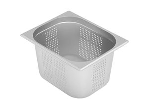 4250928690821 - Royal Catering - gn Behälter 1 2 Gastronorm Bain Marie 200 mm Volumen 11 7 l Edelstahl Perforiert - Silbern