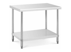 4250928691873 - Royal Catering - Arbeitstisch Aus Edelstahl 100X70X85cm Gastro Küchentisch Tisch Edelstahltisch