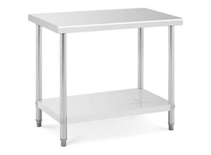 4250928691880 - Royal Catering - Arbeitstisch Edelstahl Küchentisch Edelstahltisch 100 x 60 x 85 cm Gastro Tisch