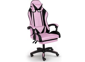 4250931569787 - Trisens - Chefsessel Stuhl Home Office Chair Racing Bürostuhl Sportsitz Büro Stuhl Rosa Schwarz