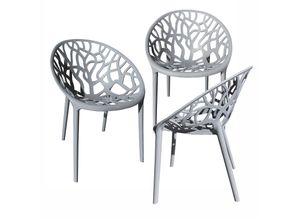 4250931571568 - Gartenstuhl Kunststoff Stapelstuhl Bistrostuhl Küchenstuhl Stuhl Stapelbar