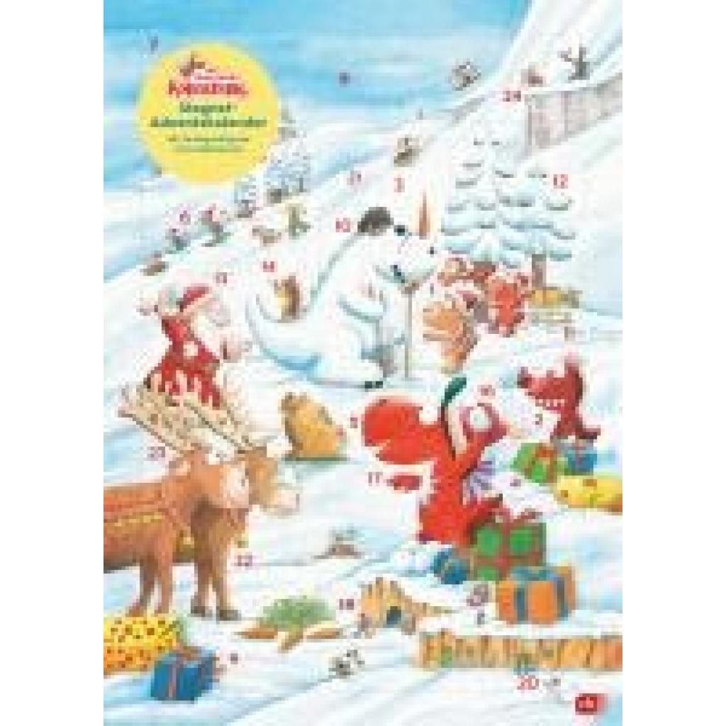 4250938800920 - Der kleine Drache Kokosnuss Magnet-Adventskalender mit 24 verschiedenen Magnet-Motiven