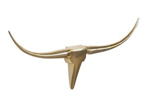 4250950210127 - Wanddekoration Geweih Bull M 100 cm Aluminium golden