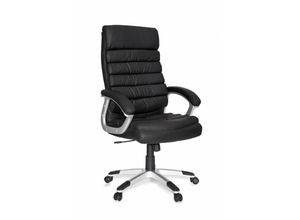 4250950210387 - Finebuy - Bürostuhl Kunstleder ergonomisch mit Kopfstütze Design Chefsessel Schreibtischstuhl mit Wippfunktion Drehstuhl hohe Rücken-Lehne x-xl 120