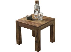 4250950212626 - Couchtisch Massiv-Holz 45 cm breit Wohnzimmer-Tisch Design Landhaus-Stil Beistelltisch natur Farbe wählbar