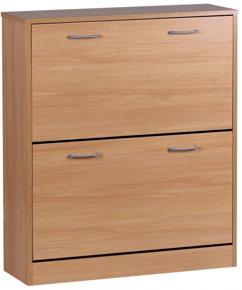 4250950221871 - WOHNLING Schuhschrank WL1173 buche 2 Fachböden 750 x 240 x 870 cm