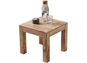 4250950229433 - Couchtisch Massiv-Holz 45 cm breit Wohnzimmer-Tisch Design Landhaus-Stil Beistelltisch natur Farbe wählbar